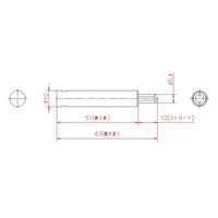 ジョー・プリンス竹下 Lー622ー1ーWH ショックアブソーバー(偏角度キャップ) 白 1.0J 1066220601 1セット(100個)（直送品）