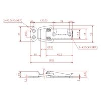 ジョー・プリンス竹下 PPー16ーSUSー2 ステンレスセミパッチン 小 1050163302 1セット(50個)（直送品）