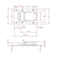 ジョー・プリンス竹下 PPー18ーSUS ステンレス針金パッチン 1050181301 1セット(50個)（直送品）