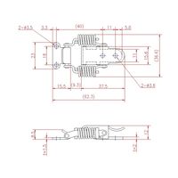 ジョー・プリンス竹下 PPー21ー1 鉄クリップパッチン 小 1050211201 1セット(50個)（直送品）