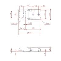 ジョー・プリンス竹下 PPー23ー2 流線型パッチン 小 1050231402 1セット(50個)（直送品）