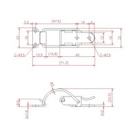 ジョー・プリンス竹下 PPー34ー2 つる長パッチン 小 1050341202 1セット(100個)（直送品）