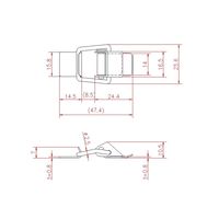 ジョー・プリンス竹下 PPー37 生地パッチン 1050371200 1セット(100個)（直送品）