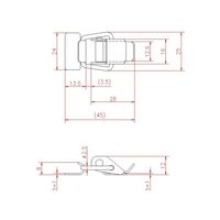 ジョー・プリンス竹下 PPー106 生地パッチン 1051061200 1セット(100個)（直送品）