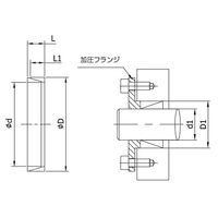 ソンイル機工 A.P. LOCK SAPLーRシリーズ SAPLーRー7X10 1個（直送品）