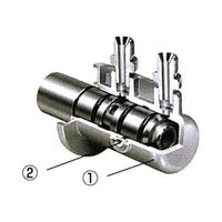 エスコ 20m 逆火防止器付ガスリール(酸素・アセチレン用) EA300-9B 1台（直送品）