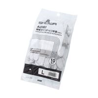 エスコ [L] 手袋(制電・ナイロン、ポリエステル指先コート/10双) EA354GC-8B 1袋(10双)（直送品）