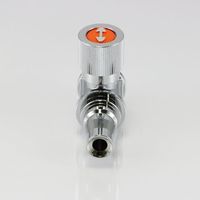 エスコ R 3/8” ミニボールバルブ(カップリング接続) EA425B-3 1セット(5個)（直送品）