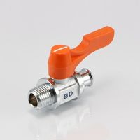 エスコ R 1/2”x12.0mm ミニボールバルブ(ドレン用) EA425BD-410 1セット(5個)（直送品）