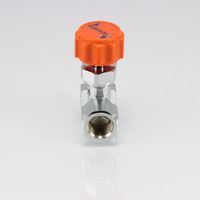 エスコ Rc1/8”xRc1/8” ニードルバルブ EA426CW-111 1セット(5個)（直送品）