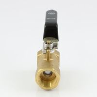 エスコ G3/8”xRc3/8” ゲージ用ボールバルブ(真鍮製) EA425CA-43 1セット(5個)（直送品）