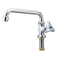 エスコ 222mm 立形自在水栓 EA468HA-48 1個（直送品）