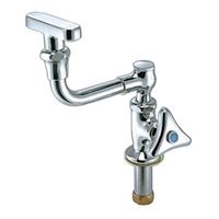 エスコ PJ 1/2” 立形洗眼用水栓 EA468HA-69 1個（直送品）