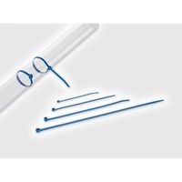 エスコ 301x4.8mm 結束バンド(金属・X線検出用/100本 EA475FX-130 1袋(100本)（直送品）