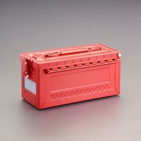 エスコ 163x306x144mm ロックアウトBOX(ステンレス製) EA507-3 1個（直送品）