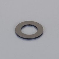 エスコ φ10.2x17mm/1mm厚 平ワッシャー(黒/10枚) EA527CA-102 1セット(200個:10個×20袋)（直送品）