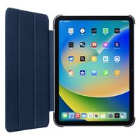 サンワサプライ 第10世代iPad10.9インチ ソフトレザーケース（ネイビー） PDA-IPAD1907NV 1個（直送品）