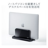 サンワサプライ ノートパソコン用アクリルスタンド(縦置きタイプ) PDA-STN32BKN 1台（直送品）