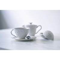 アイトー リアン ホワイト カップ&ソーサー #0267841 1セット