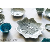 アイトー #0288071 形 アマリリス皿 L はいあお 1枚（直送品）