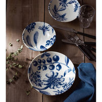 アイトー #0288145 ボタニカル パスタ皿 ラベンダー 1枚（直送品）