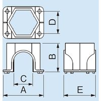 因幡電機産業 因幡 JEHH-13 給湯用継手ホルダー 1個（直送品）
