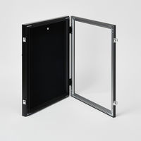 アルナ LEDユニフォームケース Mサイズ (フレーム:ビター 布:青別珍) UVアクリル 107004 1台（直送品）