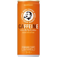 【缶コーヒー】サントリー ボス カフェイン キャラメルカフェ 245g 1箱（30缶入）