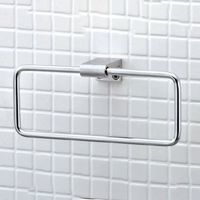 エスコ 202mm タオル掛け(サテン) EA638LE-201 1個（直送品）