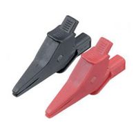 エスコ ワニ口クリップ EA707A-67 1セット(5St:1St×5セット)（直送品）