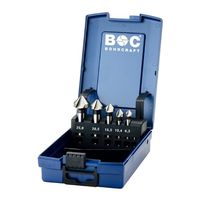 エスコ 6.3ー25.0mm カウンターシンク(5本組・HSS) EA827FE-305 1セット(1St)（直送品）