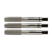 エスコ M 8 x1.25 ハンドタップ3本組(HSS) EA829J-8 1セット(5組:1組×5セット)（直送品）