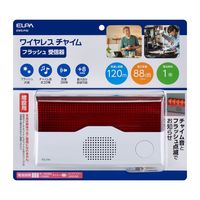 エスコ ワイヤレスチャイム(フラッシュランプ)受信器 EA864BB-96 1個（直送品）