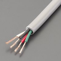エスコ 3.5 mm2x50m/4芯 ビニールキャブタイヤケーブル EA940AG-676C 1本(1個)（直送品）