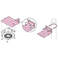 エスコ [EA947HBー246用] 直角サポートU用ボルト EA947HB-248 1セット(10個)（直送品）