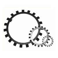 エスコ M150 軸受用アダプタナット・座金セット EA949KG-150 1セット(1St)（直送品）