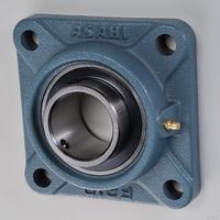 エスコ UCF205/ 25mm 角フランジ形ユニット EA966MJ-205 1セット(5個)（直送品）