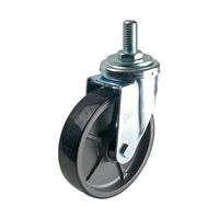 エスコ 150mm キャスター(自在金具・ねじ式・ウレタン) EA986PT-338 1個（直送品）