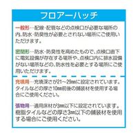 エスコ 600角用フロアハッチ(充填用/ボルト固定式) EA997LE-48 1枚（直送品）