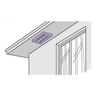 エスコ 100x440mm 軒天換気口(ステンレス/中) EA997MG-27 1セット(5枚)（直送品）