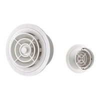 エスコ 100mm 丸型レジスター(クーラーキャップ兼用/樹脂製) EA997MH-3 1セット(10個)（直送品）