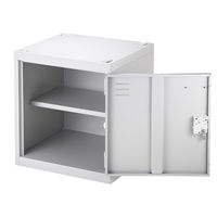 サンワサプライ 個別ロッカー 幅455×奥行400×高さ500mm ホワイト PLK-PS400W 1台（直送品）