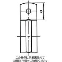 エスコ 30A 吊バンド(VP管用/ステンレス製) EA440AY-30 1セット(15個)（直送品）