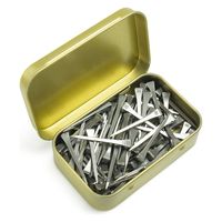 ブッシュクラフト DIY馬蹄釘 100本入 シルバー 4571574750135 100本入り（直送品）