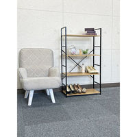 アイ・エル・シー 壁面シェルフ ワイド5段 HUS-W05 1セット(4台)