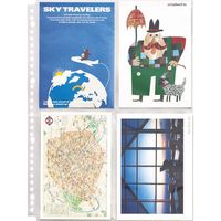 ライオン事務器 分類ポケット ハガキサイズ A4 30穴 BP-4 14725 1個(5枚)