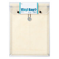 オキナ ビニールバック 角2 クリーム VB2EC 1枚