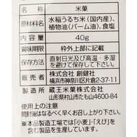 【ワゴンセール】創健社 メイシーちゃん（ＴＭ）のおきにいり　きらきら星のおせんべい 40g 161507 1個