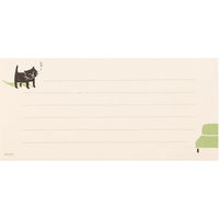 デザインフィル 一筆箋 きらく 50枚入 ねこ柄 91802547 1冊