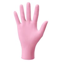 【使いきりニトリル手袋】 ショーワグローブ ニトリスト・ピンク No.8850 粉なし NO8850-S 1箱（100枚入）